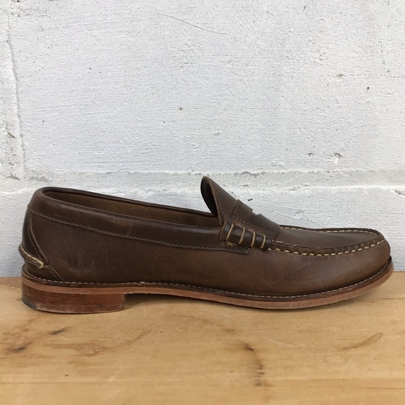 Oak Street Bootmakers Mens 11.5 D (READ) Beefroll Penny Loafer - Picture 7 of 14